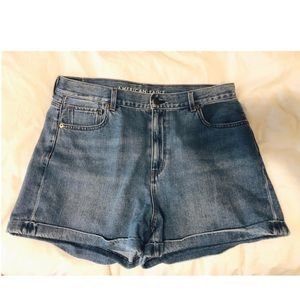 American Eagle high waisted mom jeans.